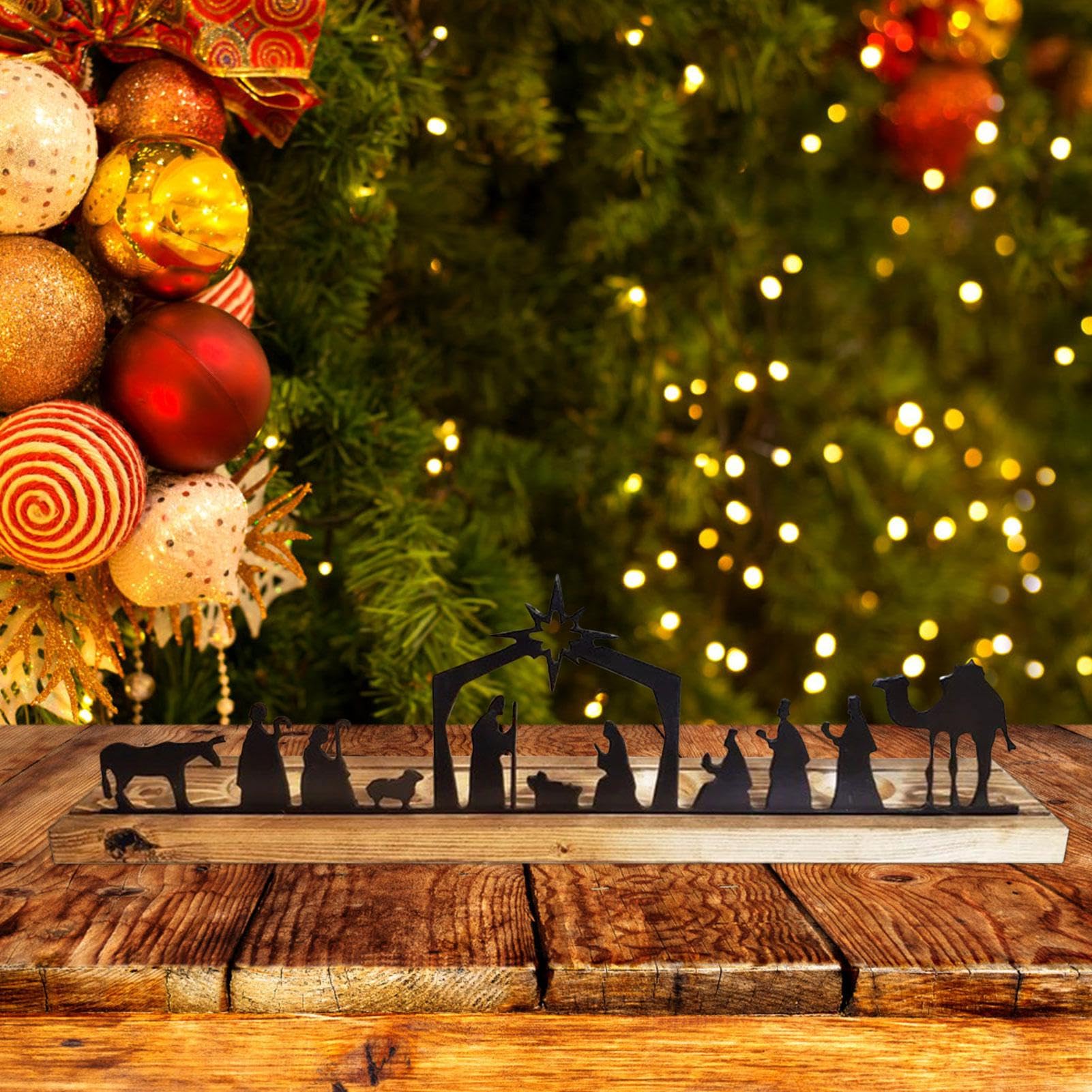 Amazon.co.jp: クリスマス キャンドル ホルダー,クリスマス木製